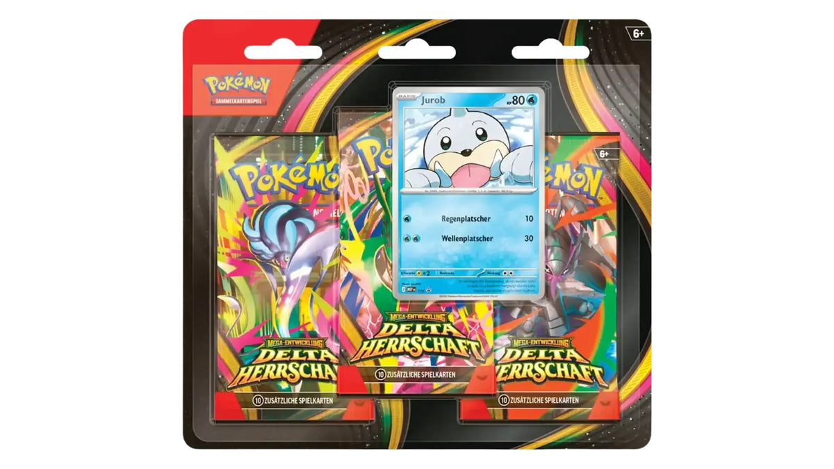 Pokemon Delta Herrschaft 3er Blister Jurob DE