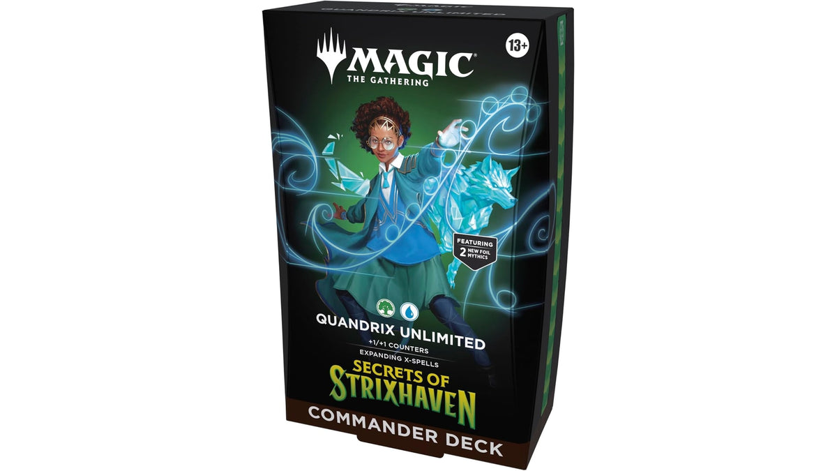 Magic: The Gathering Geheimnisse von Strixhaven Commander Deck Quandrix Unlimited, deutsche Ausgabe