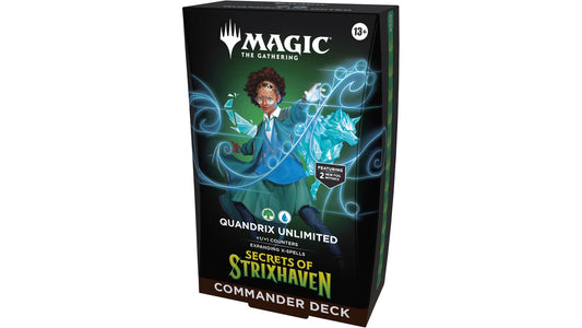 Magic: The Gathering Secrets of Strixhaven Commander Deck Quandrix Unlimited, englische Ausgabe