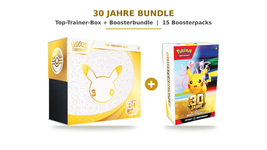 Pokemon 30 Jahre Top Trainer Box + Booster Bundle (DEU)